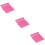 3Stk Malpalette Pink Robustem Kunststoff, Farbmischbox 9