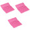 3Stk Malpalette Pink Robustem Kunststoff, Farbmischbox 3
