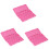 3Stk Malpalette Pink Robustem Kunststoff, Farbmischbox 2