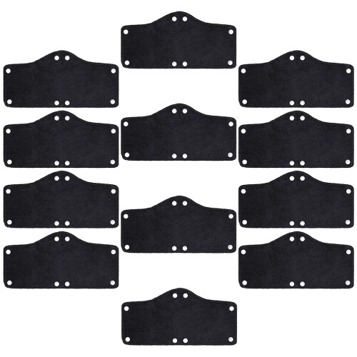 36Stk Schwarz Hard Hat Sweatband Polyester Schweißabsorber Helm