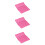 3Stk Malpalette Pink Robustem Kunststoff, Farbmischbox 8