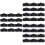 36Stk Schwarz Hard Hat Sweatband Polyester Schweißabsorber Helm 6