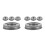 2Sets Robuste Kerzenhalter Aus Für Zuhause Silber Design 8