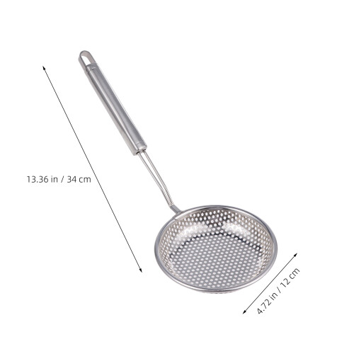 3St Ergonomische Rvs Serveerscheppen Met , Lepels 1