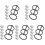 30Stk Lose Blatt Buchringe, Robuste Legierung Für Dauerhaften Gebrauch 2