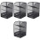 4Stk Schreibtisch Organizer Metall Stiftbox Mit Schublade Und Fächern 4