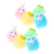 16Stk Kinder Badeblumen Cartoon Foaming Balls Netz