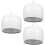 3St Zwarte Ronde Plastic Hoeddisplay Steun Thuis 6