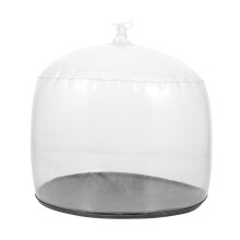 3St Zwarte Ronde Plastic Hoeddisplay Steun Thuis
