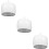 3St Zwarte Ronde Plastic Hoeddisplay Steun Thuis 9