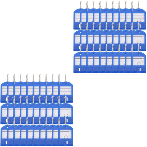 70St Handige Plastic Key Tags Voor Labels Met Kleurcodering 2