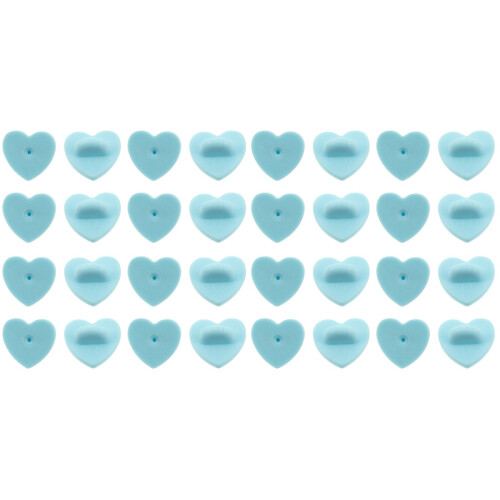 200St Broche Pin Backs in Rubber, Sieraden Makkelijk 1