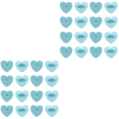 200St Broche Pin Backs in Rubber, Sieraden Makkelijk 2