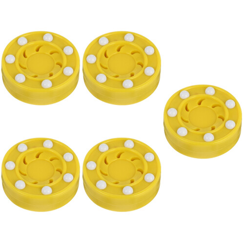 5St Shockproof Roller Hockey Pucks, , Snelheidsbal Voor Training 2