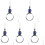 5St Leesvergrootglas Kettingen Handtas Hanger Vrouwen 4