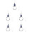 5St Leesvergrootglas Kettingen Handtas Hanger Vrouwen 8