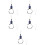 5St Leesvergrootglas Kettingen Handtas Hanger Vrouwen 9