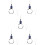 5St Leesvergrootglas Kettingen Handtas Hanger Vrouwen 10