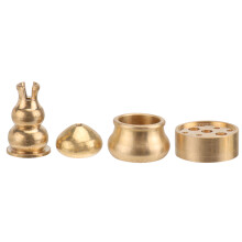 8Stk Räuchersitz Golden Mini Rückfluss Räucherhalter