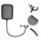 2St Zwart Microfoon Wind Shield Metalen Filter Voor Denoise Geluid 10