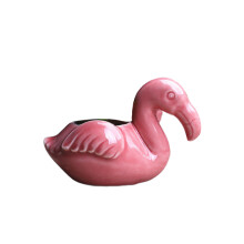 3Stk Flamingo Pflanzenkübel Keramik Für Sukkulenten Wassermelone Rot