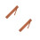 2St Drumstick Tas PU Leer Voor Draagbare Percussie 10