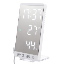 8Stk LED Mit Temperatur- Und Feuchtigkeitsanzeige, Weiß