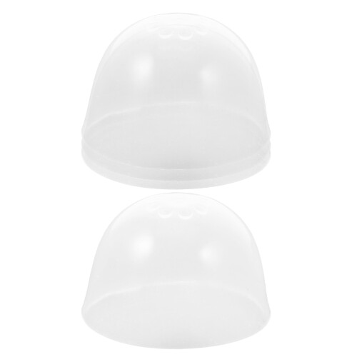 8St Flexibele Siliconen Haarmuts Voor Pruik Cover Transparant 1