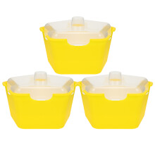 6St Gele Kweekbakken, Duurzaam Plastic, Perfect Voor Huis En