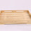 3Stk Holzserviertablett - Und Snackplatte Schlicht Robust Hellgelb 4