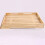 3Stk Holzserviertablett - Und Snackplatte Schlicht Robust Hellgelb 3