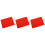 3St Antislip Siliconen En Deegmat Rood Voor 4