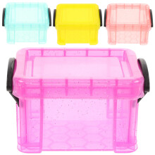 20Stk Kleine Aufbewahrungsboxen PP Bunt Stapelbar Schmuck Organizer