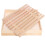 3Stk Holzserviertablett - Und Snackplatte Schlicht Robust Hellgelb 9