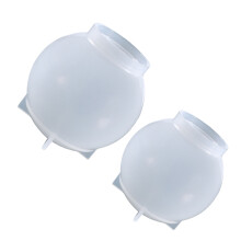 6Stk Resin Kugelform Silikonform Weiß Für DIY Projekte