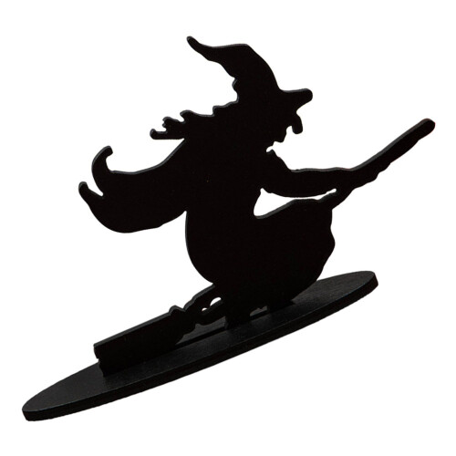 4Stk Halloween Holz Tischschild Schwarze Tischmitte 1