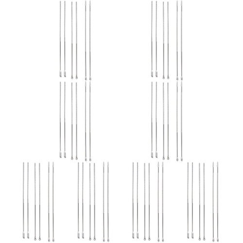 8Sets Haushalt-Ohrstäbchen Aus , Silber, Sanfte 2