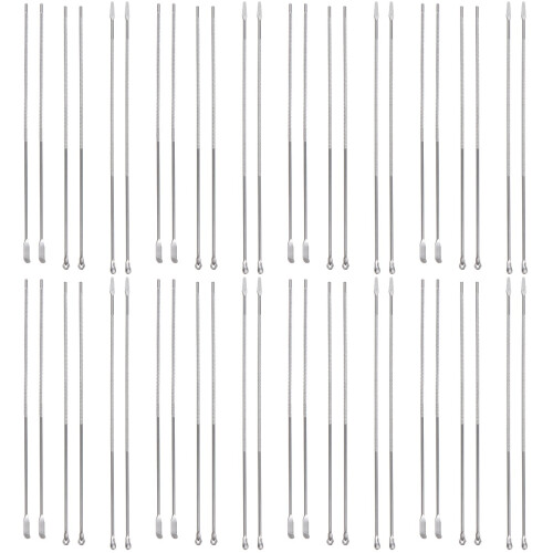 8Sets Haushalt-Ohrstäbchen Aus , Silber, Sanfte 1