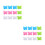 24Pcs Durable Plastic Painting Pallets Assorted Color Easy Wash 5