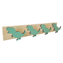 2Stk Wandgarderobe Holz Grün Nordic Für Kleidung Hut Und