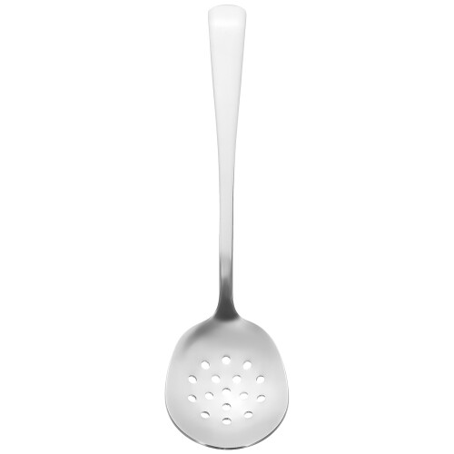 2Stk Robuster Servierlöffel Mit Hohlem Design Silber