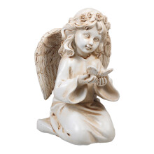 2Stk Resin Skulptur Beige Vintage Für - Und Gartendeko