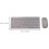 2Stk Weißes Wireless Keyboard Combo Für Computer Nutzung 9