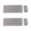 2Stk Weißes Wireless Keyboard Combo Für Computer Nutzung 5