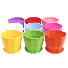 18Stk Vielseitige Blumentöpfe in Petal-Form Mit Ablauffunktion