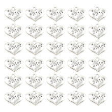 100Stk Silber Charms Anhänger Legierung Für Halskette DIY Geschenk