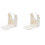2St Foldable Brood Snijder Wit, Plastic, Voor Toast En Brood 2
