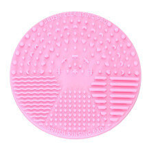 3Stk Rundes Makeup Reinigungspad Silikon Pink Für