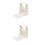 2St Foldable Brood Snijder Wit, Plastic, Voor Toast En Brood 5