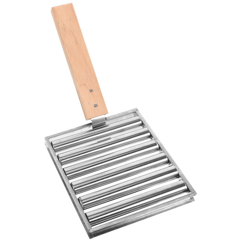 2Stk Camping Grillrost Saftiger Wurstroller Mehrfarbig